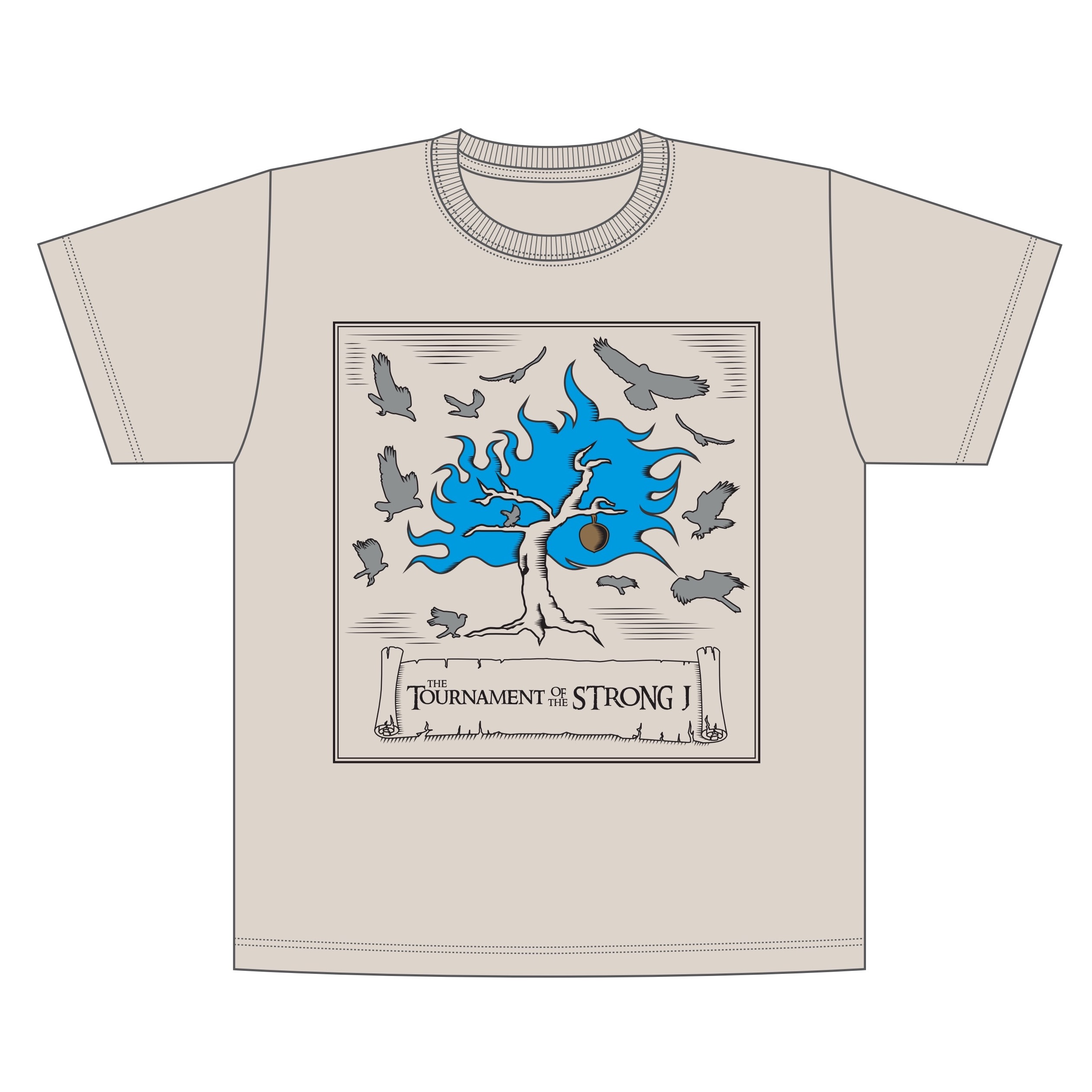 「ReOStaff株式会社コラボグッズ」THE TOURNAMENT OF THE STRONG J Tシャツ
